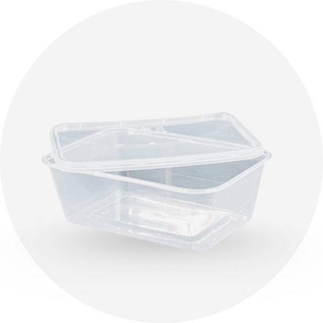 Microwavable Clear Containers