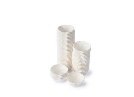 كوب كيك أبيض 5.5 سم - 1000 قطعة