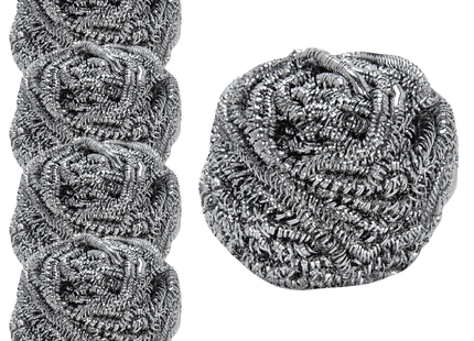 Euro Care Stainless Scourer 5 Pieces