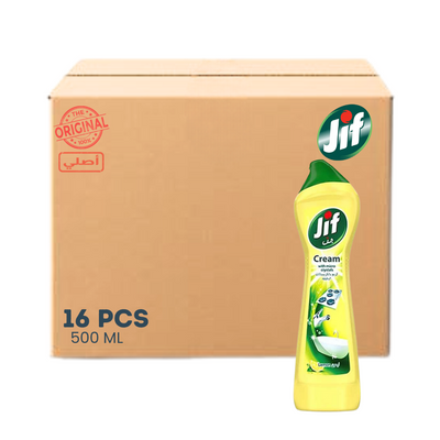 جيف كريم ليمون مع تقنية الكريستال 500 مل - 16 قطعة