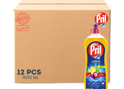 Pril Dishwashing Liquid 1.5 L , 12 Pieces