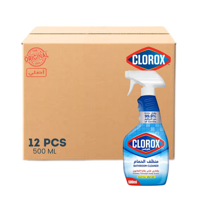 كلوركس منظف الحمامات ٥٠٠ مل - كرتون - ١٢ قطعة