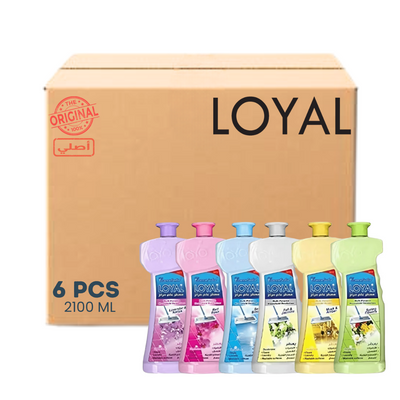 منظف الأرضيات لويال 2100 مل مزيج كرتون صفقة 6 قطع