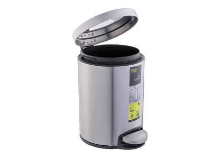 Stainless Steel Pedal Trash Bin, 5 L