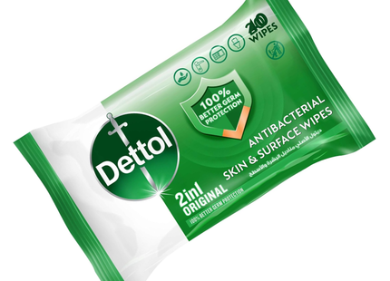Dettol Original Antibacterial Skin and Surface Wipes 40 Wipes