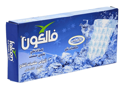 Falcon Biodegradable Ice Cube Bag - 240 Pieces
