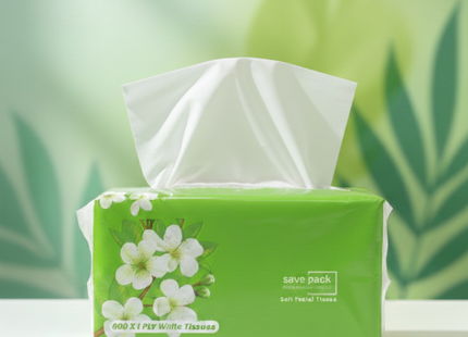 SAVE PACK Facial Tissue 600 Sheets - 30 Boxes