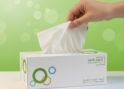 SAVE PACK Facial Tissue 200 Sheets x 2 Ply - 30 Boxes