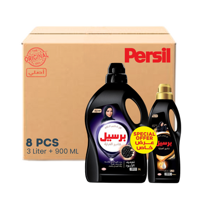 شامبو برسيل بلاك عباية 3 لتر + 900 مل كرتون عرض 4 عبوات