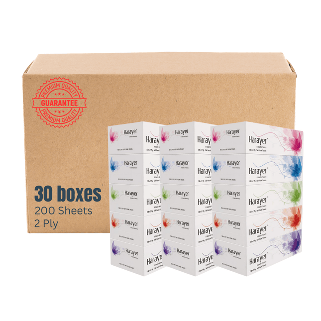 Facial Tissue Harayer  200 Sheets 2 Ply