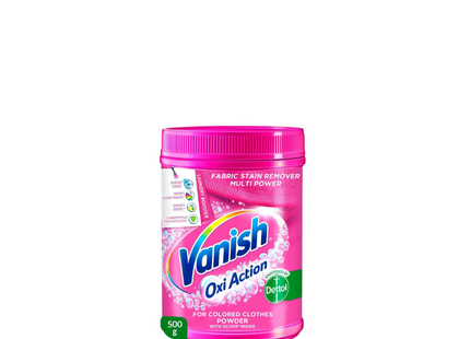 Vanish Laundry Stain Remover Pink Powder 500 Gr