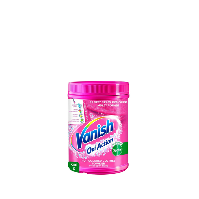 Vanish Laundry Stain Remover Pink Powder 500 Gr