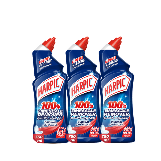 Harpic Toilet Cleaner 750 ml x 3 Pcs