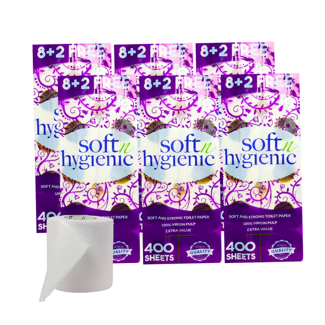 Toilet Roll Soft N Hygenic 400 Sheets