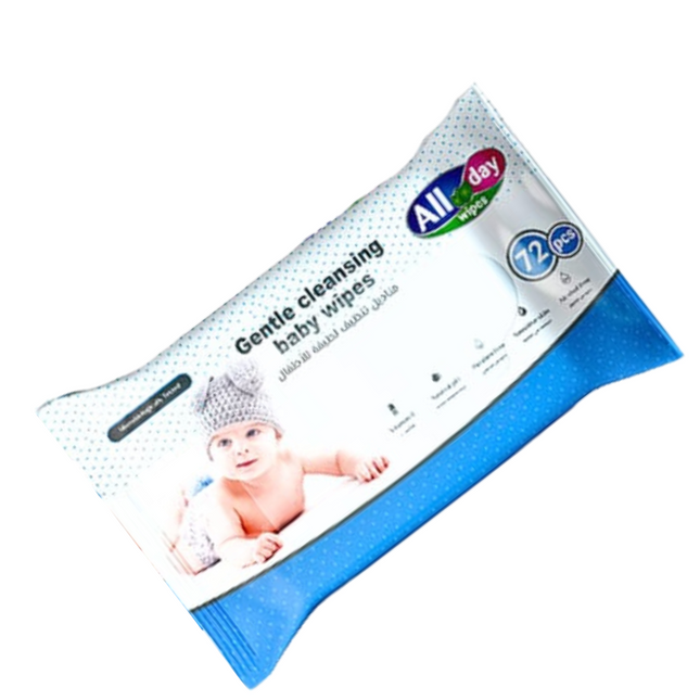 Gentle Cleansing Baby Wipes 72 Wipes