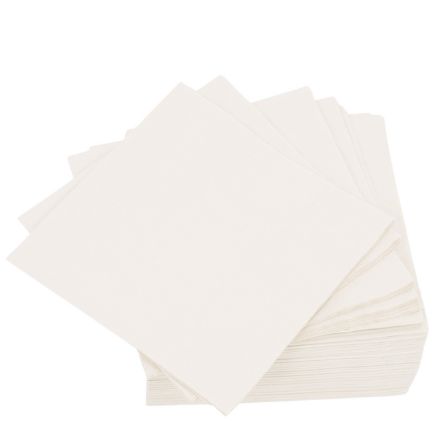 Napkins Folded Dinner White 33x33 cm - 50 Pieces