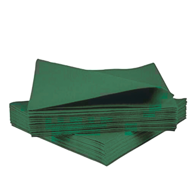 Green Napkin Folded 2 Ply 33 X 33 CM - 50 Pieces