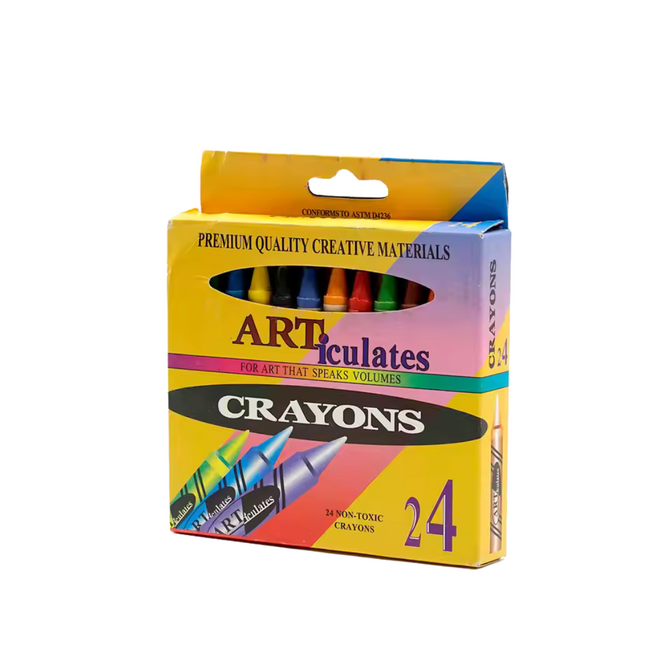 Crayons Color 24 Pieces
