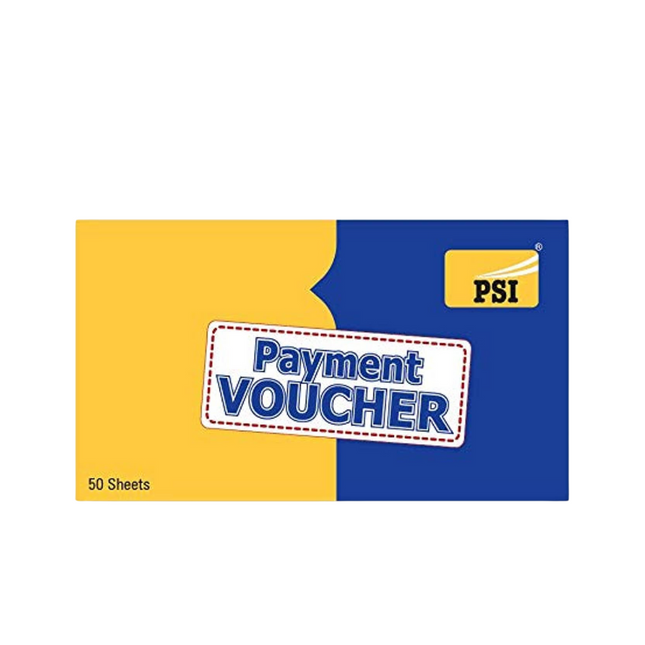 PIS Payment Voucher - 120 x 210mm - 50 Sheets