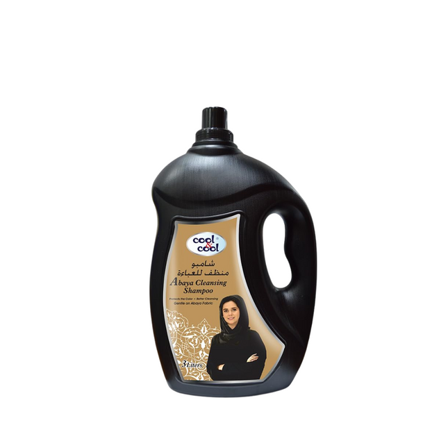 Cool & Cool Abaya Cleansing Shampoo For Better Cleansing And Soft Fabric- 3 Ltr