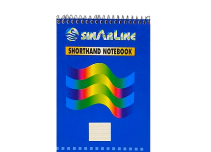 Spiral Shorthand Notebook  - 177.8 X 228.6 MM - 50 Sheets