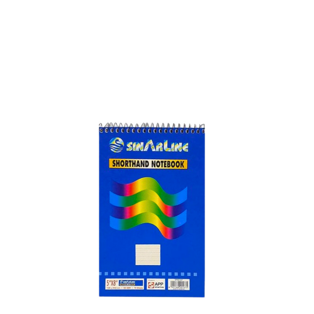 Spiral Shorthand Notebook A6 - 105 X 148 MM - 40 Sheets