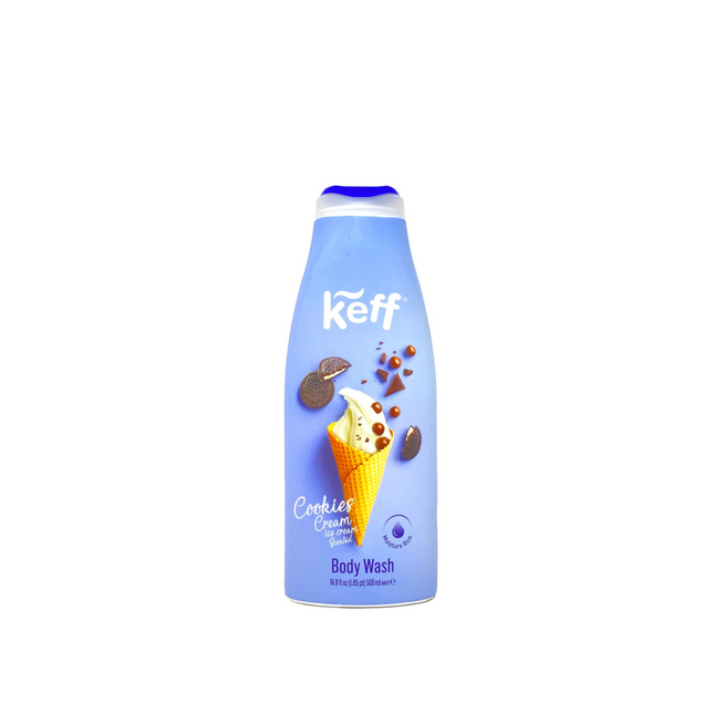 KEFF Body Wash Cookie Cream , Ice Cream Scented 500ml