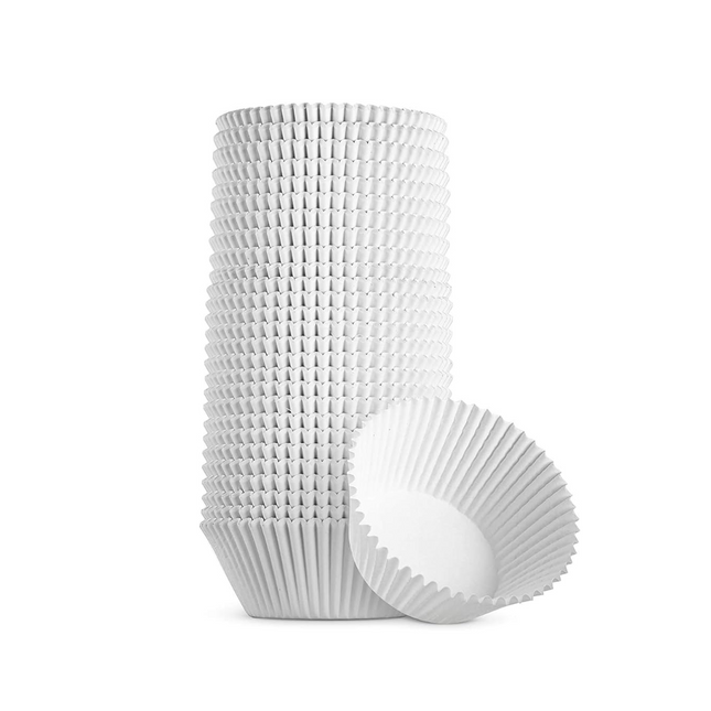 Cake Cup White 12.5 cm - 1000 Pieces