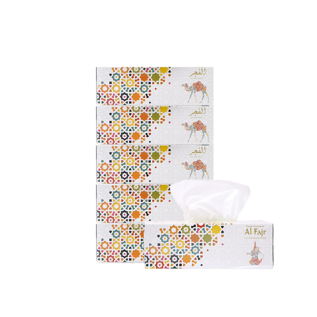 Al Fajr Premium Facial Tissue, 2 Ply, 200 Sheets