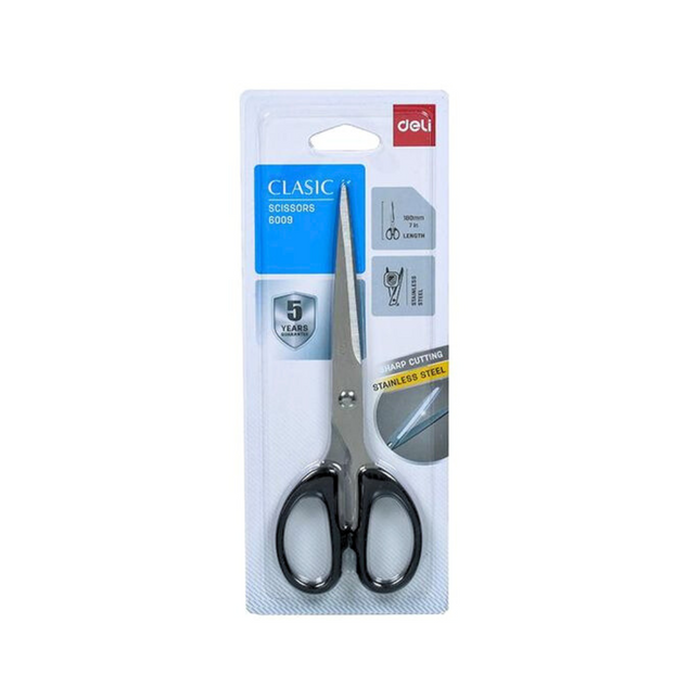 Deli Scissors 6009 Sharp Cutting Stainless Steel