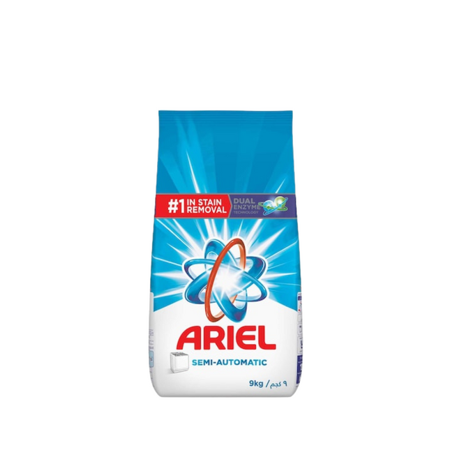 Ariel Semi-Automatic Laundry Detergent Powder, Original Scent, 9KG