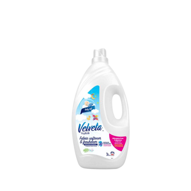 Velveta Fabric Softener Velvet Baby soft 3L