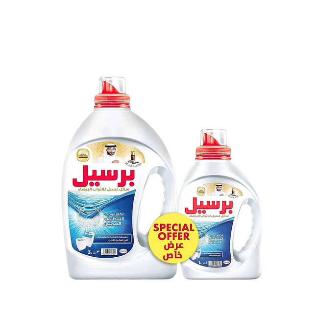 Persil White Liquid Detergent 3 L + 1 L