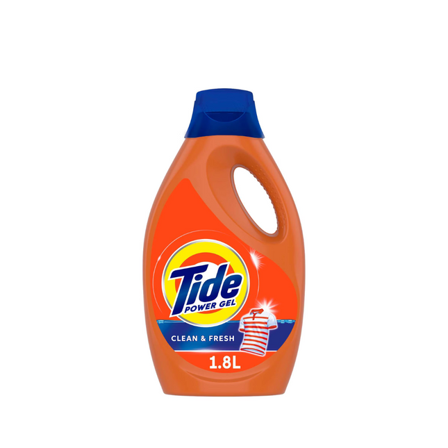 Tide Power Gel Liquid Detergent Clean & Fresh 1.8L
