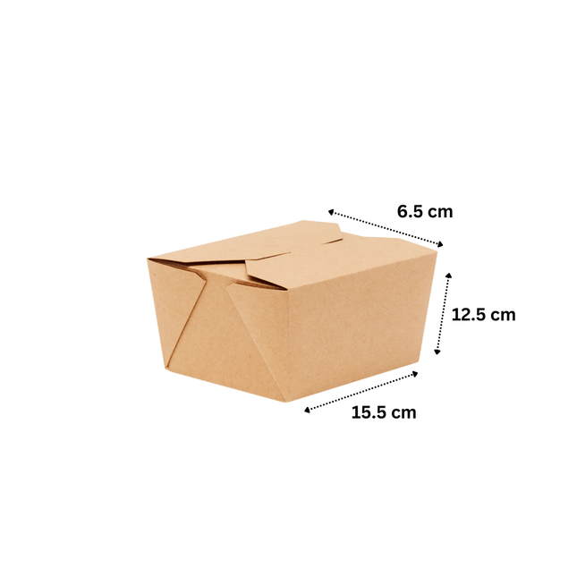 Take Away Lunch Box 15.5x12.5x6.5 cm - 32 oz