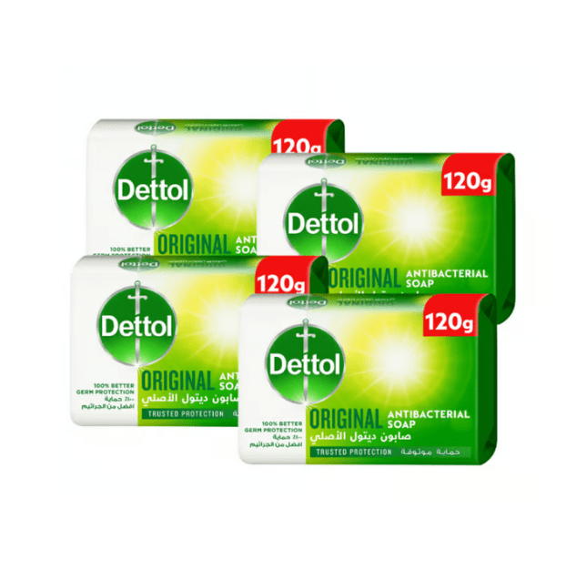 Dettol Original Anti-Bacterial Soap 4 x 120g