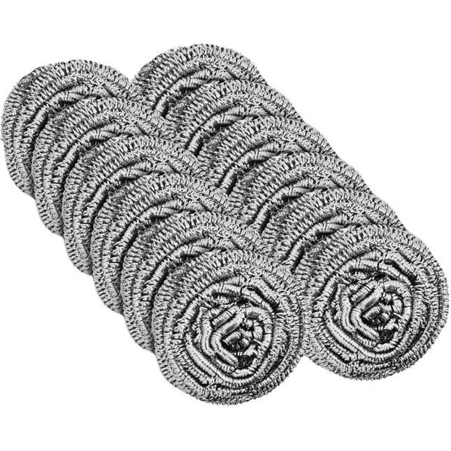Euro Care Stainless Scourer 1x12 Pieces