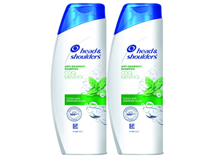 شامبو هيد آند شولدرز ٤٠٠ مل عبوة مزدوجة (قطعتان) - منعش بالمنثول