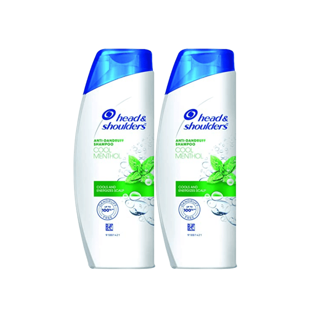 شامبو هيد آند شولدرز ٤٠٠ مل عبوة مزدوجة (قطعتان) - منعش بالمنثول