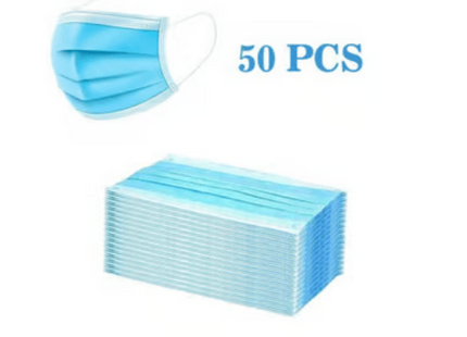 Disposable Face Mask Blue - PKT