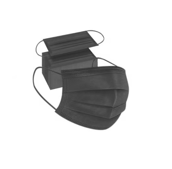 Disposable Face Mask Black - Packet 50 Pieces
