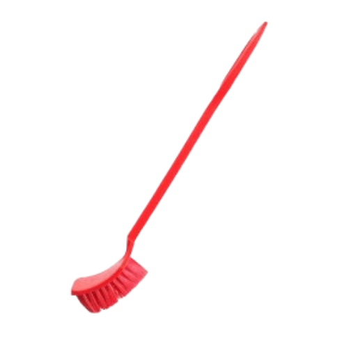 ESQUBE Toilet / Bathroom Brush | Non Slip Handle with Floor Standing