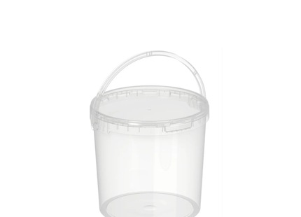 Clear Bucket + Lid + Handle 1 L