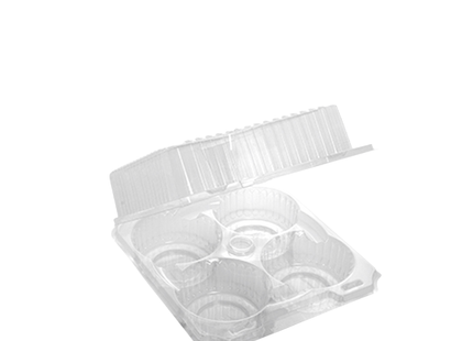 Clear Plastic Cup Cake - 4 Cups