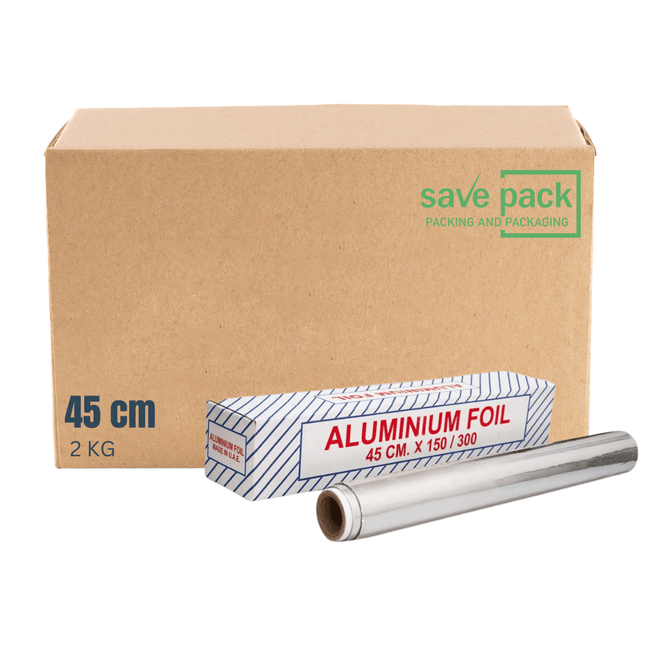 Aluminium foil 2 KG 45 cm-Piece/Carton - Carton