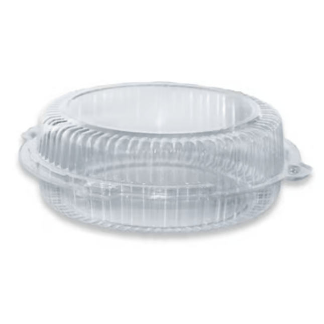 Round Clear Cake Container W/Lid 8/10 Inch - 10 Inch