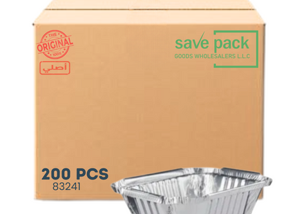 Aluminium Container 83241 , 2410 ML - 200 Pcs