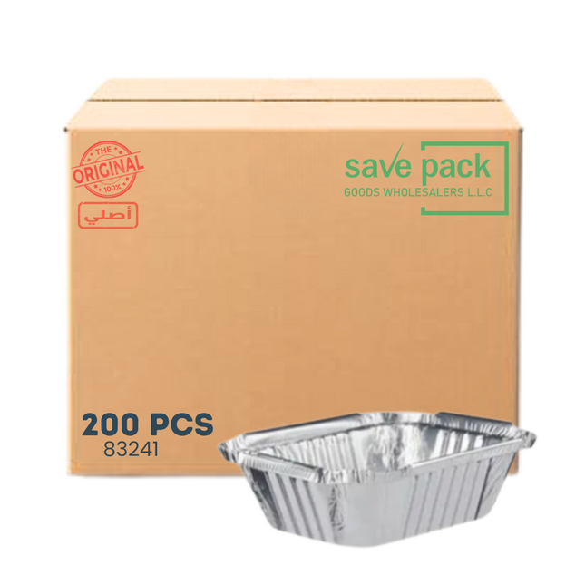 Aluminium Container 83241 , 2410 ML - 200 Pcs