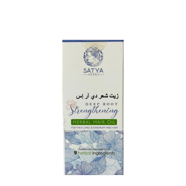 Satya Herbs Deep Root Strengthening Herbal Hair Oil For Thick & Dandruff-Free Hair , 100 ml