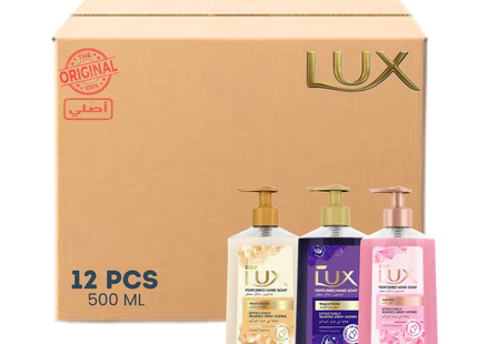 غسول اليدين لوكس ٥٠٠ مل - عرض كرتوني - ١٢ قطعة